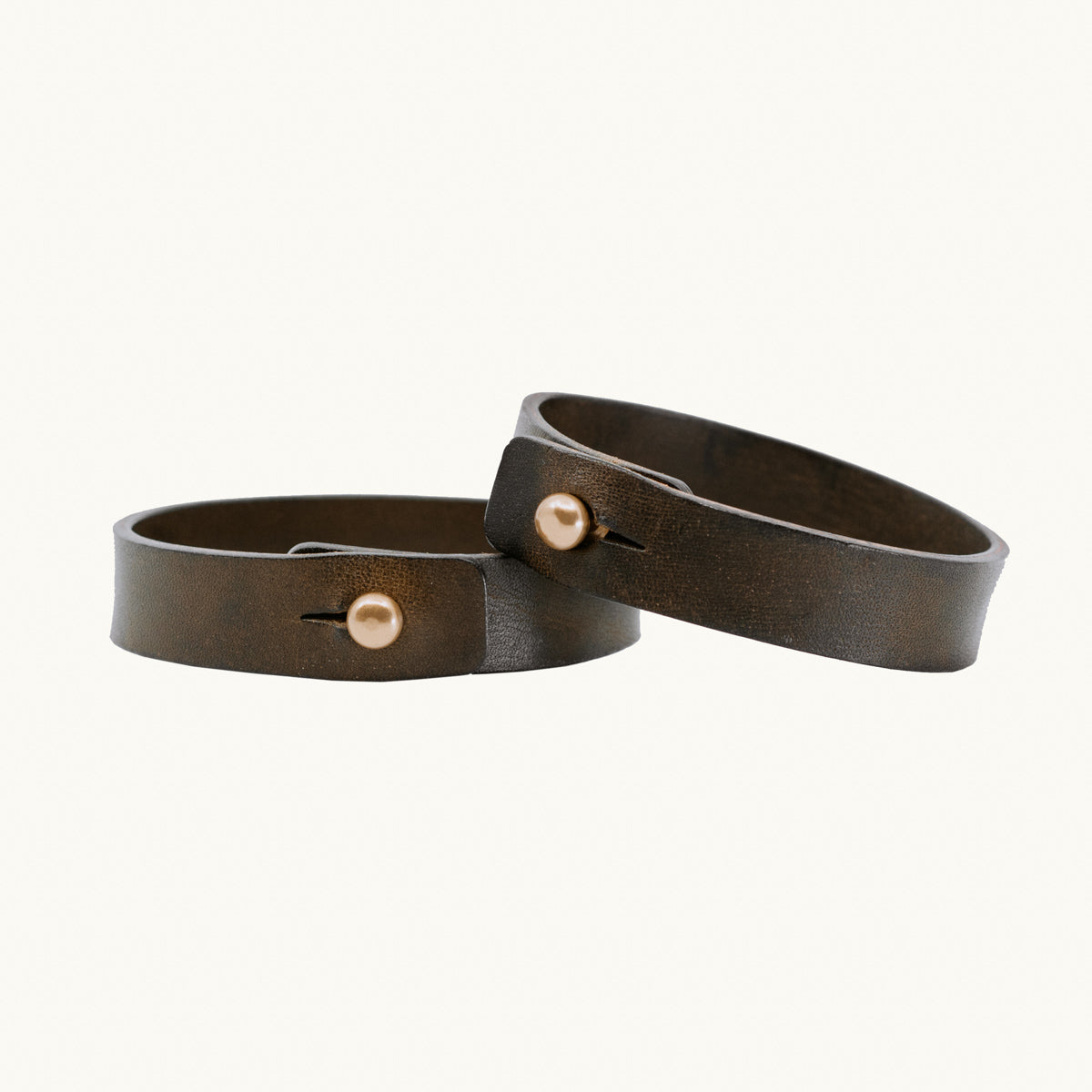 Leather Bracelet | Olive