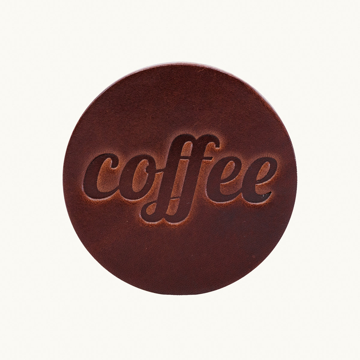 Leather Coaster | Coffee